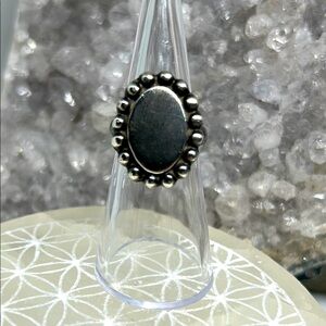 Vintage Concho style ring 925